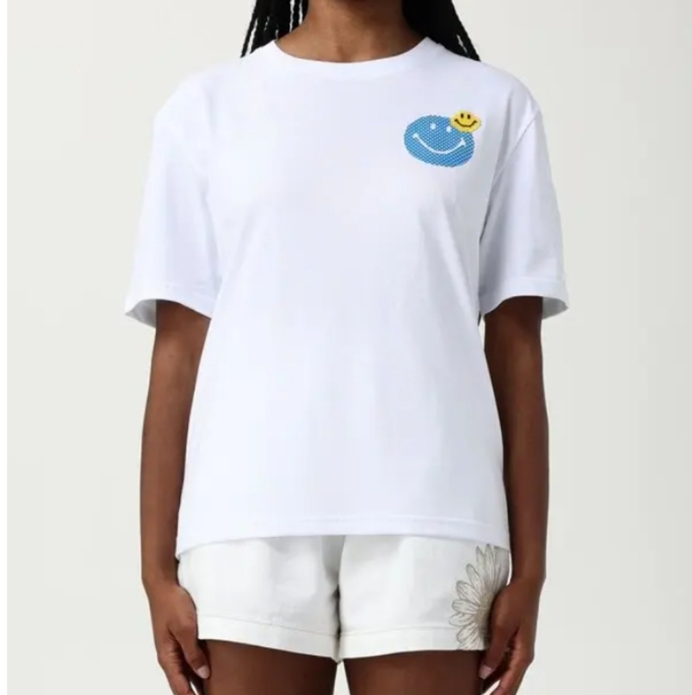 Joshua Sanders White Polka Dot Tee